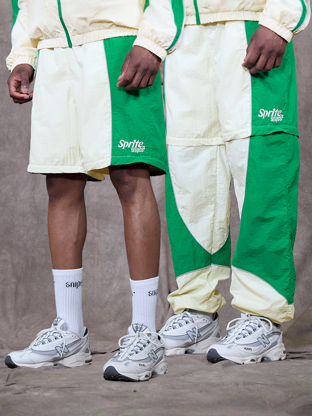 Sprite x SNIPES, Zip Off Colorblock Track Pants, green, Image 1 of 9