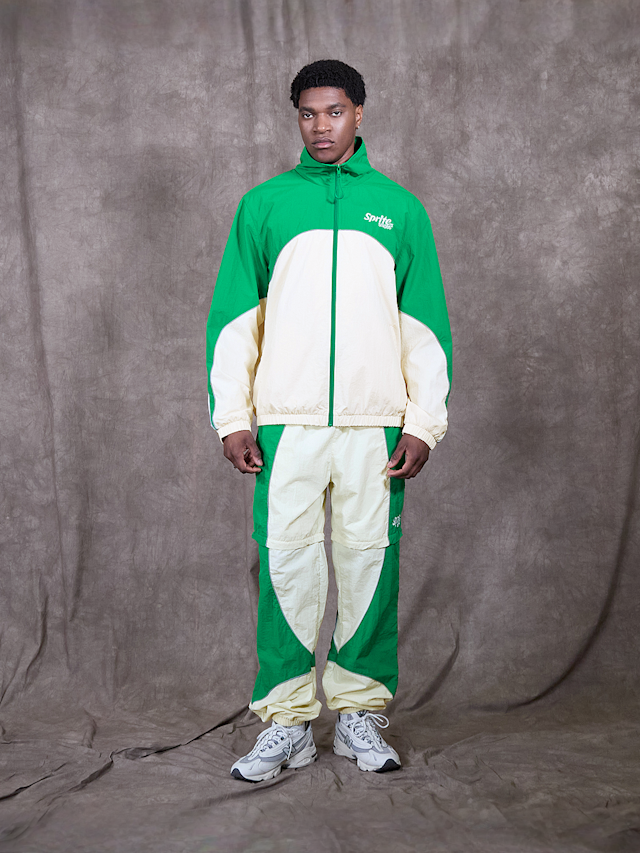 Sprite x SNIPES, Zip Off Colorblock Track Pants, green, Image 8 of 9