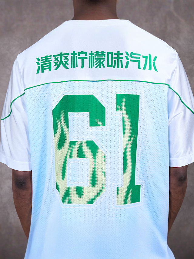 Sprite x SNIPES, Flame Football Jersey, blauw, Afbeelding 7 van 8