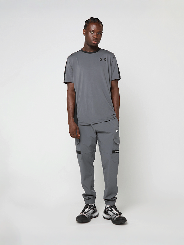 Under Armour, HG Wordmark Shortsleeve, grijs, Afbeelding 5 van 5
