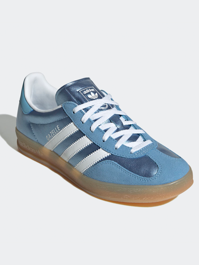 adidas Originals, Gazelle Indoor, blue, Image 3 of 8