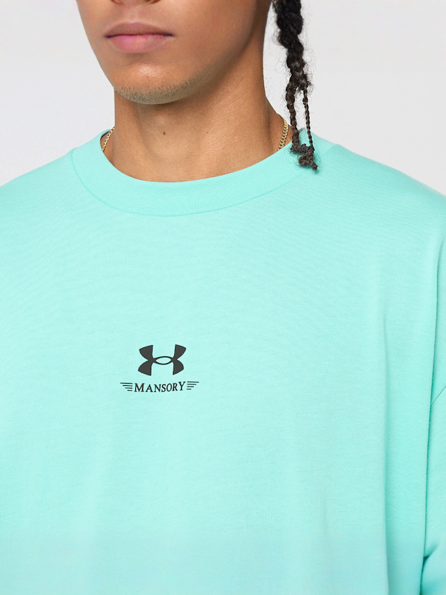 Under Armour, UA x Mansory Fade SS tropical tide / black / black, turquoise, Image 3 of 5