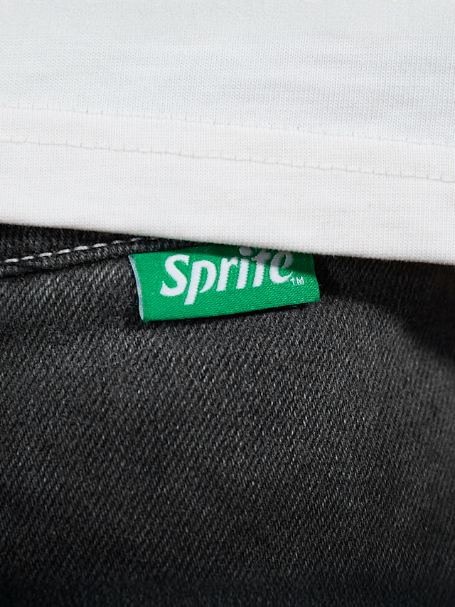 Sprite x SNIPES, Spark Denim Shorts, grey, Image 5 of 6