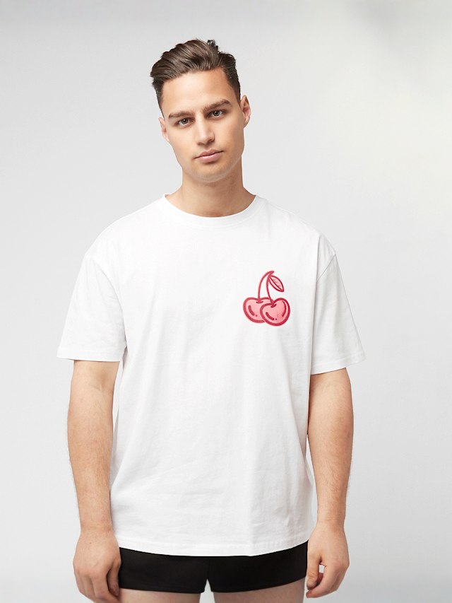 Mister Tee, Cherry Good Oversize Tee, white, Image 2 of 5