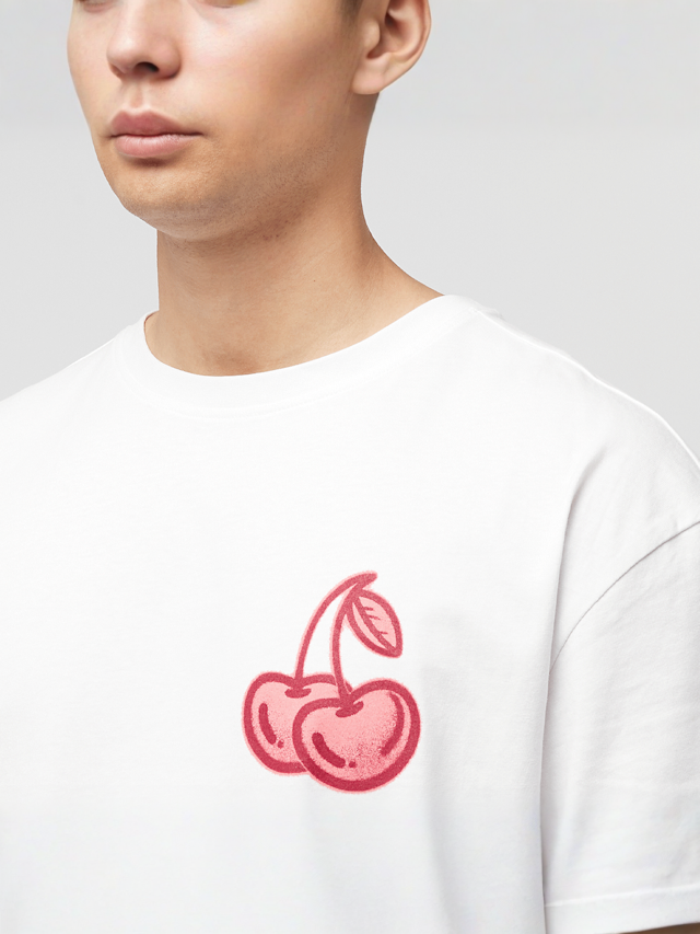 Mister Tee, Cherry Good Oversize Tee, white, Image 3 of 5