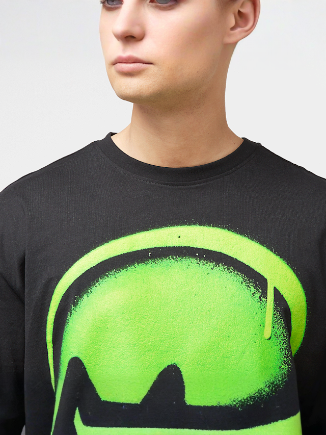 Mister Tee, Dripping Alien Head Oversize Tee, black, Image 3 of 4