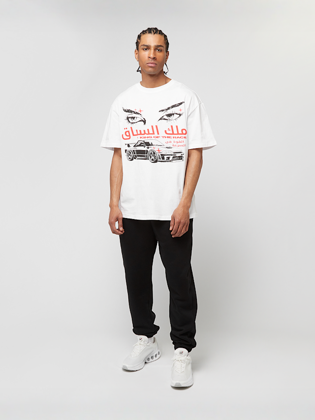 Mister Tee, King Of The Race Oversize Tee, white, Image 4 of 4