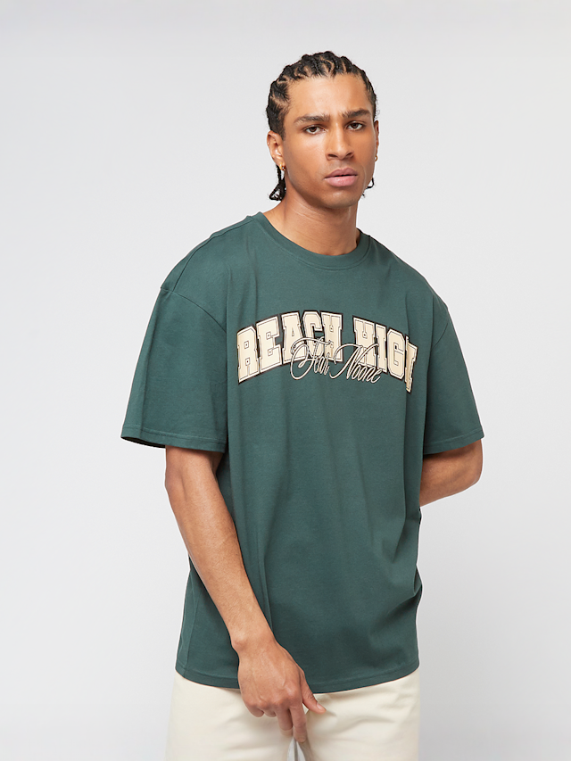 Mister Tee, Reach High Fear None Oversize Tee, groen, Afbeelding 1 van 4