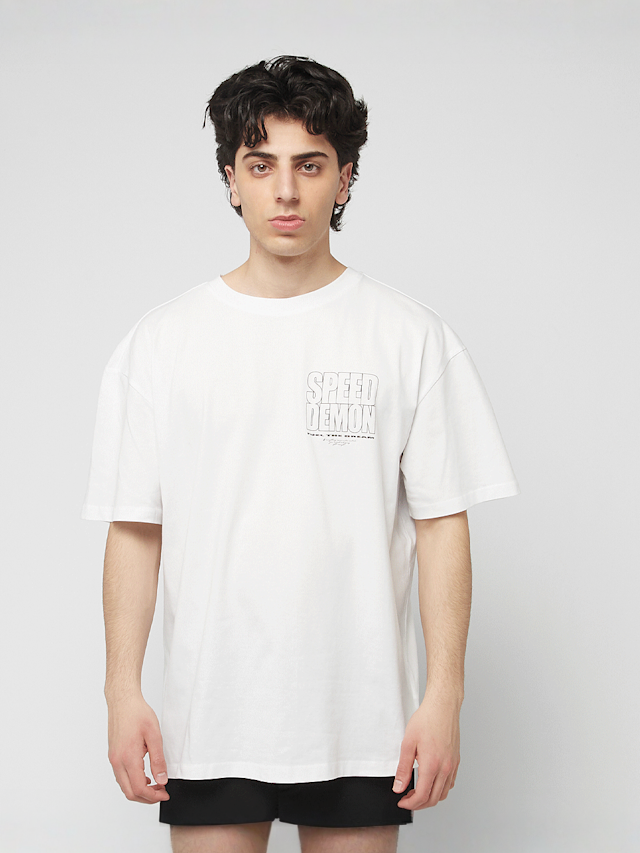 Mister Tee, Speed Demon Oversize Tee, white, Image 2 of 5