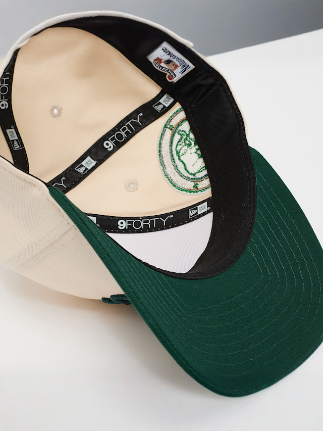 New Era, 9FORTY MCROWN Oakland Athletics, beige, Image 4 of 5