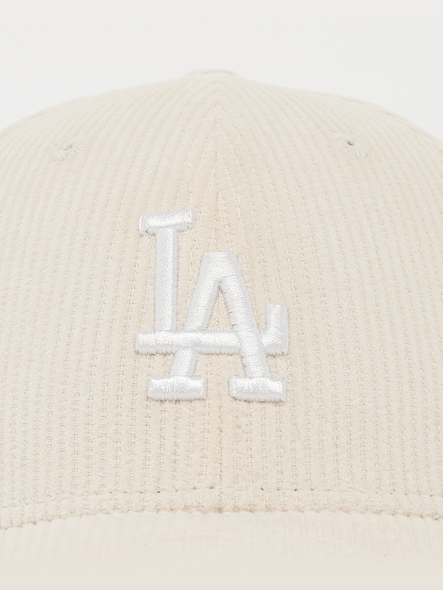 New Era, 9FORTY MCrown Cord Los Angeles Dodgers, beige, Image 3 of 4