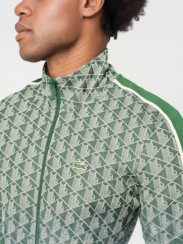 Lacoste, SWEATSHIRT croissant/cookie-port, green, Image 3 of 6