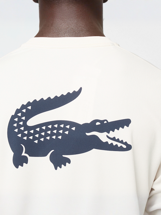 Lacoste, Classic Tee, beż, Obraz 4 z 5