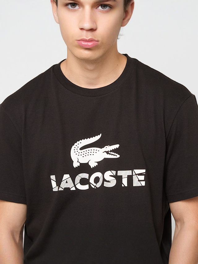 Lacoste, T-Shirt, czarny, Obraz 3 z 4