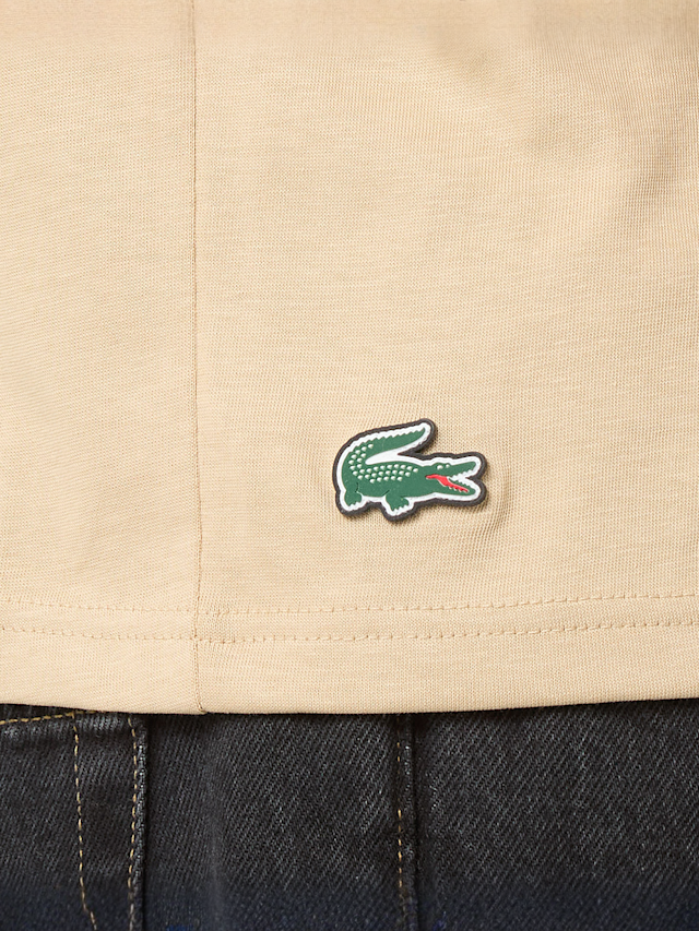 Lacoste, T-Shirt, beige, Image 4 of 5