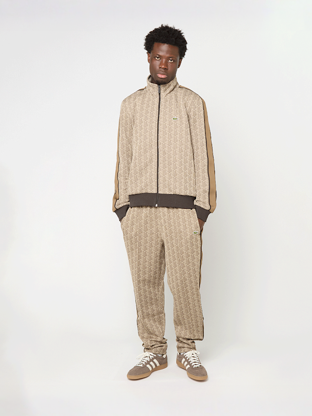 Lacoste, TRAININGSANZÜGE graphite/black-elephant grey, beige, Image 7 of 7