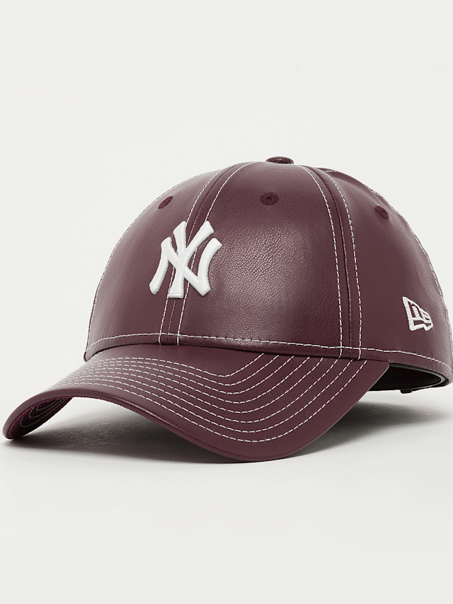 New Era, FEMALE 9FORTY Topstitch PU New York Yankees, red, Image 1 of 4