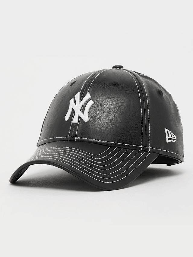 New Era, FEMALE 9FORTY Topstitch PU New York Yankees, black, Image 1 of 4