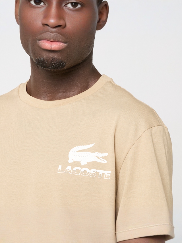 Lacoste, TEE-SHIRT graphite sombre/black, beige, Image 4 of 5