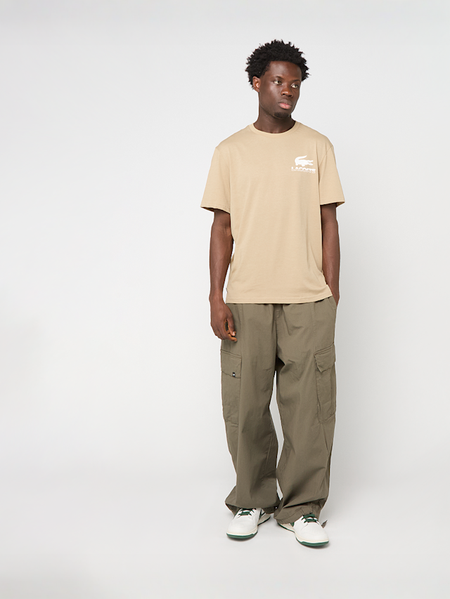 Lacoste, TEE-SHIRT graphite sombre/black, beige, Image 5 of 5