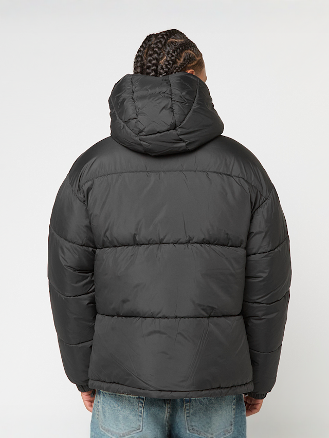 Urban Classics, Shiny Puffer Jacket With Hood black, black, Image 2 of 5