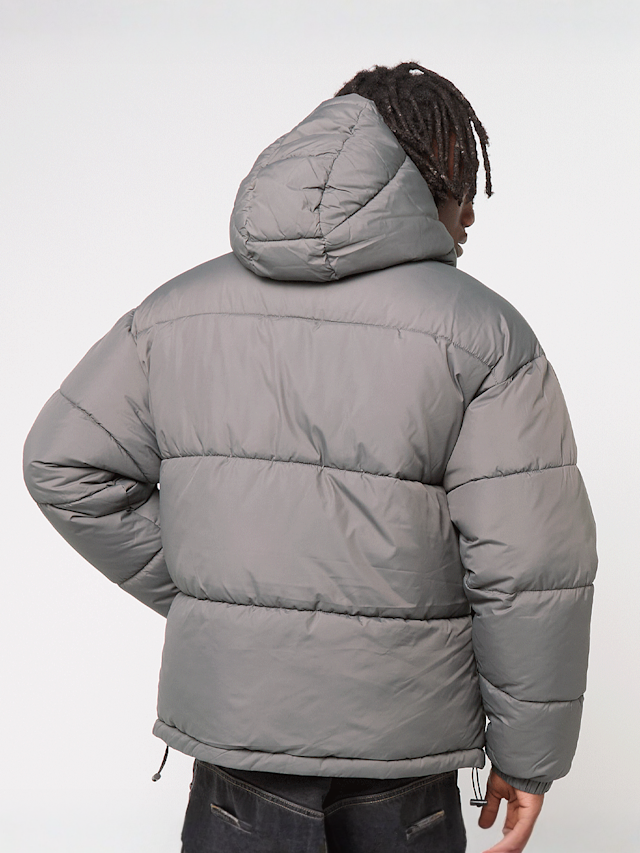 Urban Classics, Shiny Puffer Jacket With Hood magnet, grey, Image 2 of 5