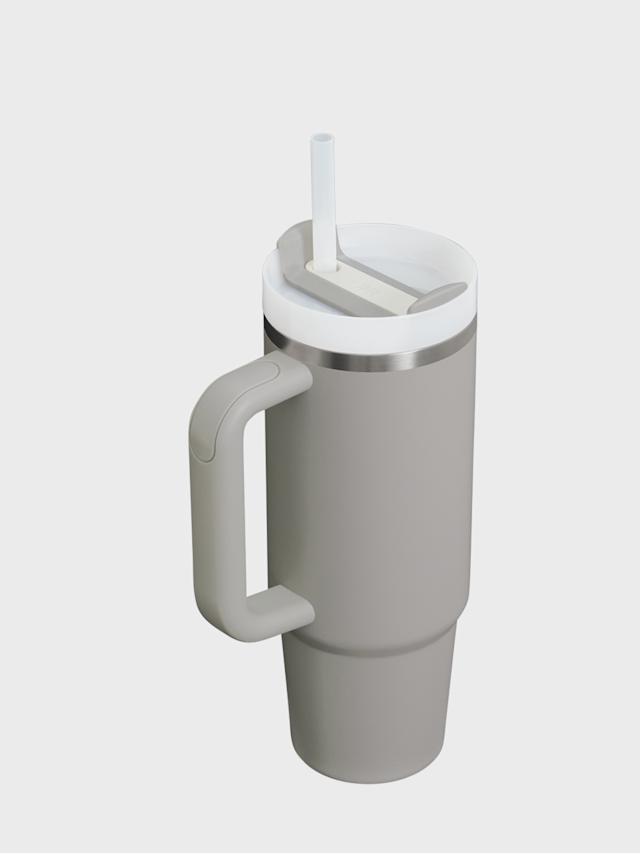 Stanley, The Quencher H2.O FlowState Tumbler | 0,9L, grijs, Afbeelding 2 van 3