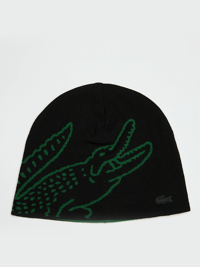 Lacoste, Wool Skully, black, Image 1 of 3