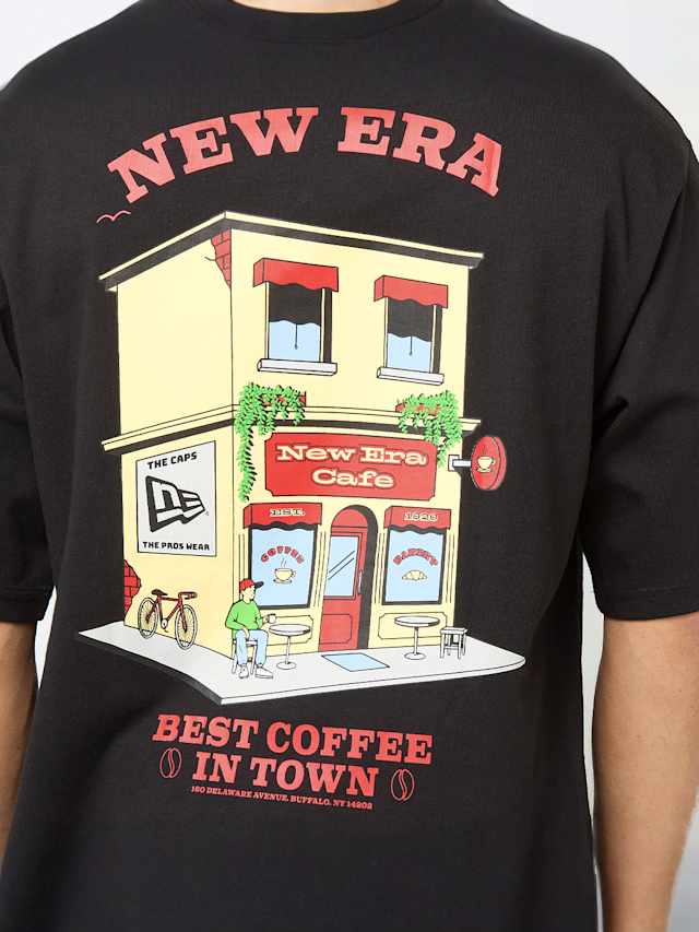 New Era, Oversized Graphic Tee, black, Image 5 of 6