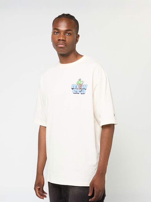 New Era, Oversized Graphic Tee 1, beige, Image 2 of 6