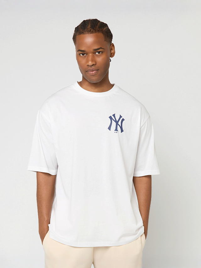 New Era, MLB Food Graphic Oversized Tee New York Yankees, white, Image 2 of 6