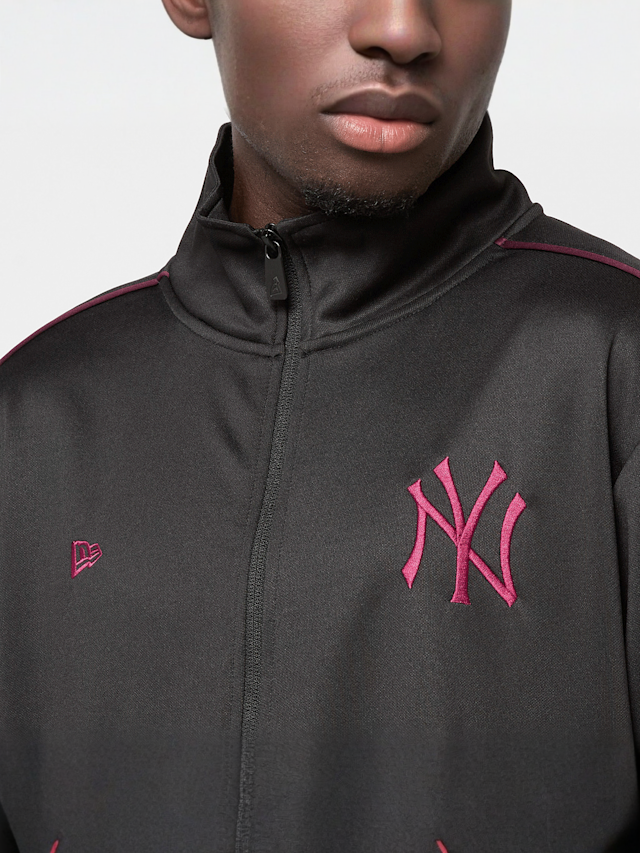 New Era, MLB Track Top New York Yankees, black, Image 5 of 6