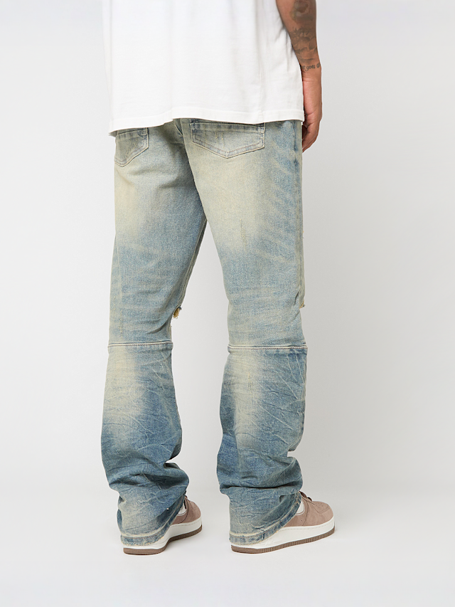 Smoke Rise, HEAVY WHISKER EFFECT JEANS OWNES BLUE, blue, Image 2 of 5