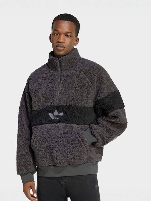 adidas Originals, Winter Fleece Jacket, grey, Image 1 of 5