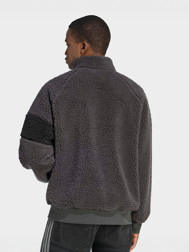 adidas Originals, Winter Fleece Jacket, grey, Image 2 of 5