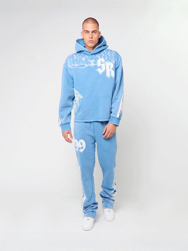 Smoke Rise, SOLSTICE FLEECE PANT	CAMPANULA, blue, Image 8 of 8