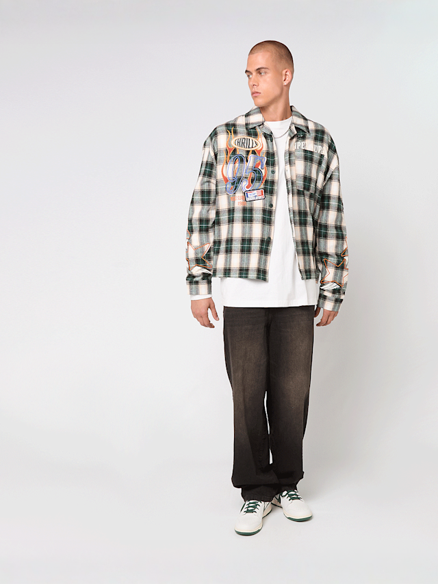 Smoke Rise, THRILLS WOVEN SHIRT HEMLOCK, multi-colour, Image 7 of 7