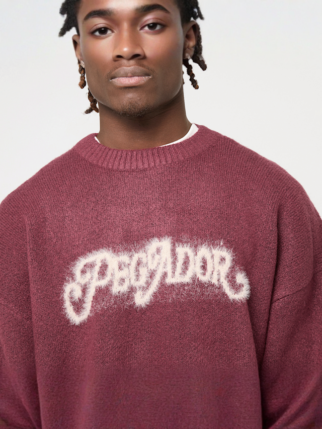 Pegador, Nepole Oversized Knit Sweater, red, Image 3 of 7