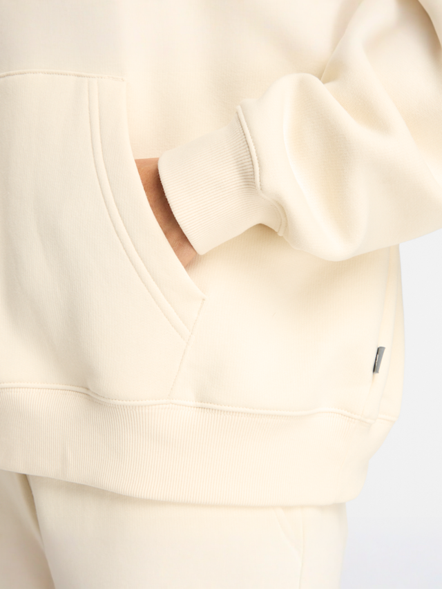 New Balance, Reimagined Fleece Oversized Hoodie black, beige, Image 4 of 5