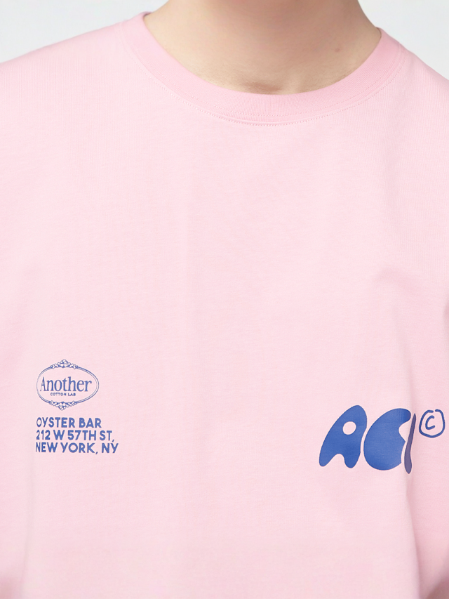 Another Cotton Lab, Oyster and Champange T-Shirt, light pink, Image 3 of 5