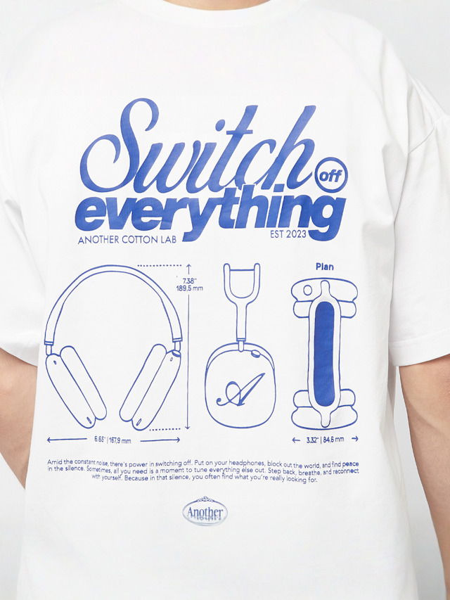 Another Cotton Lab, Pods T-Shirt, white, Image 4 of 5