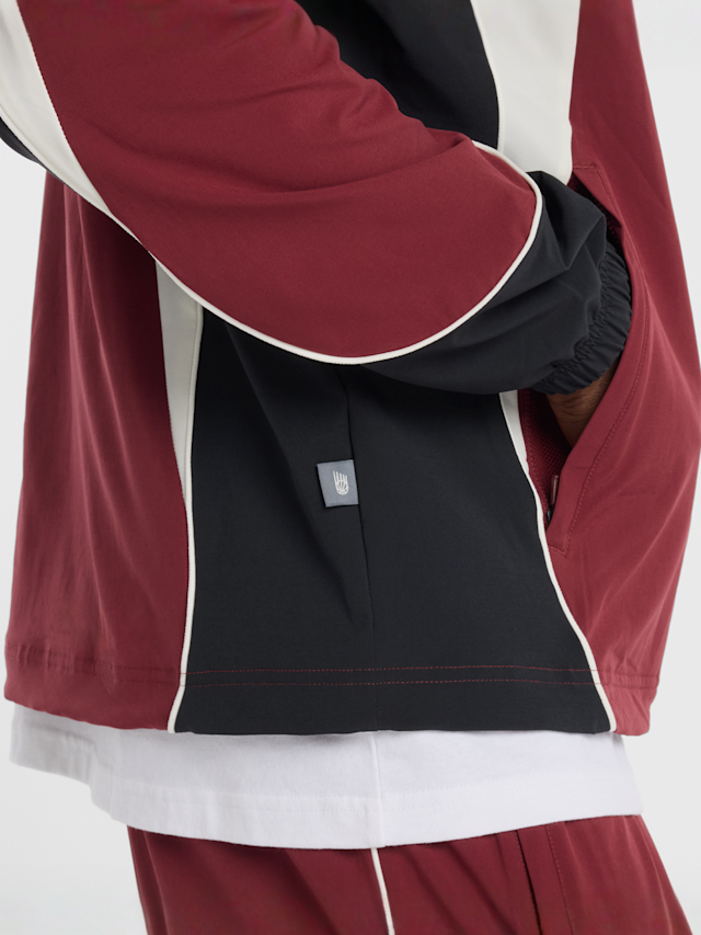 New Balance, In Game Woven Track Jacket, red, Image 4 of 6