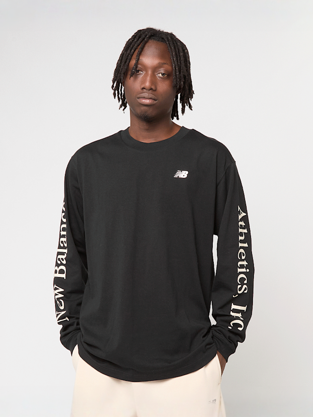 New Balance, Athletics Classic Longsleeve, black, Image 1 of 6