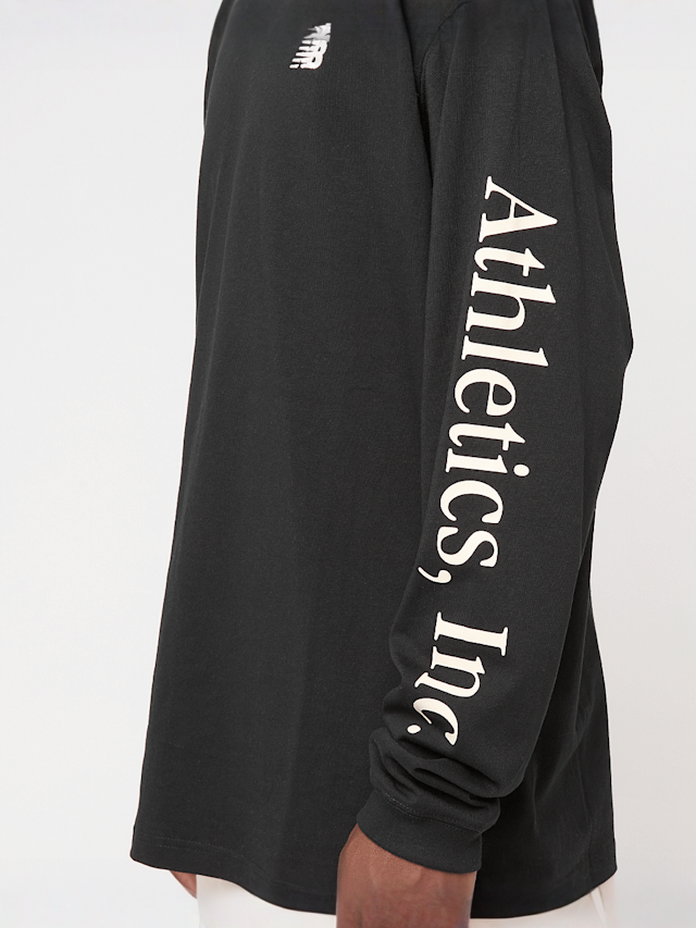 New Balance, Athletics Classic Longsleeve, black, Image 5 of 6