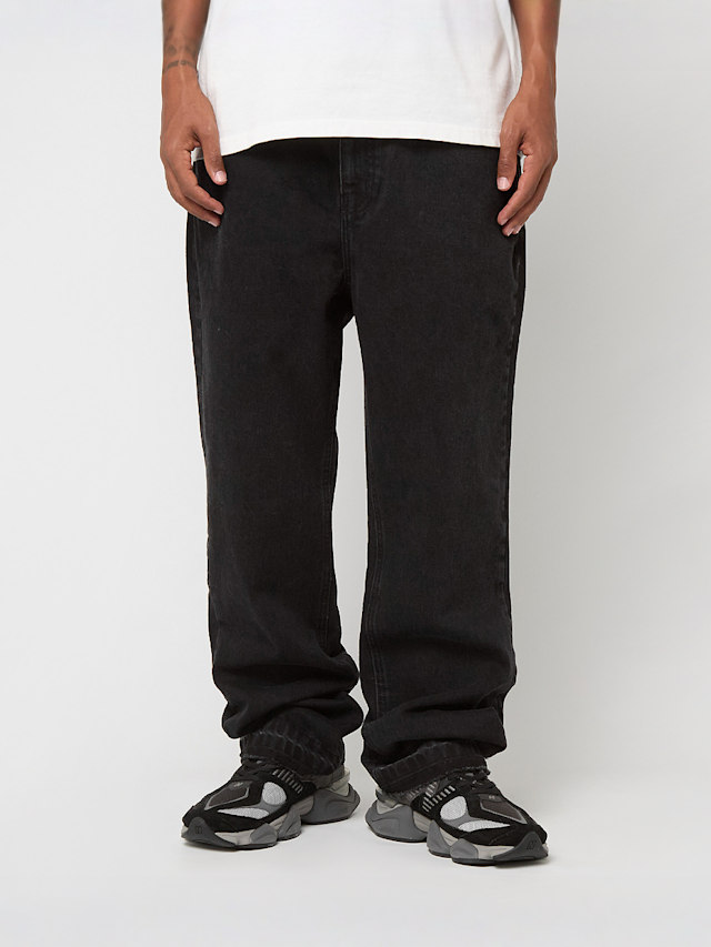 2Y STUDIOS, Arun Open Hem Straight Jeans, black, Image 1 of 5