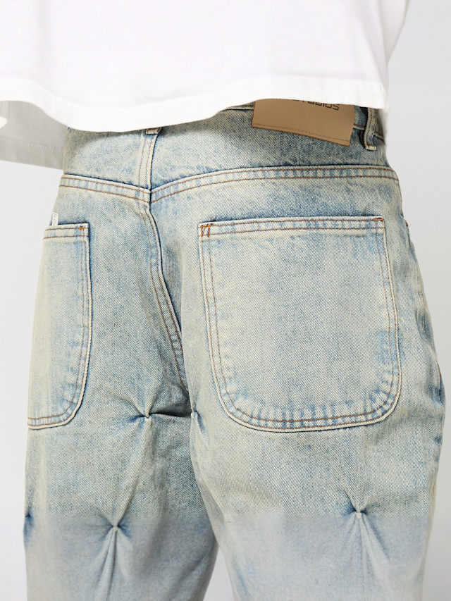 2Y STUDIOS, LORANDOR FLARED FIT JEANS Sand Blue, blue, Image 4 of 5