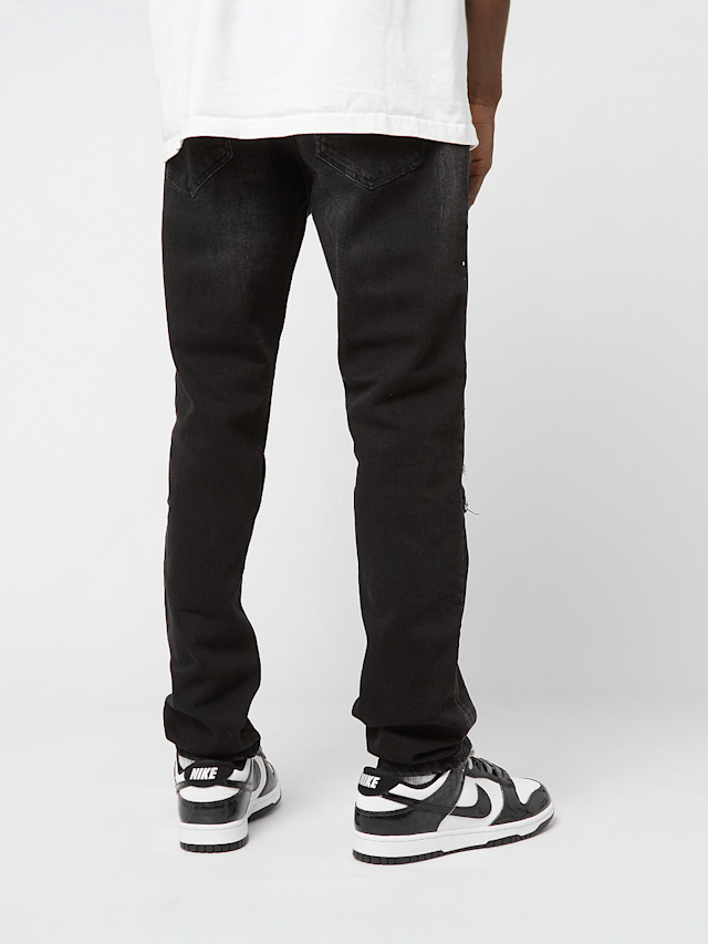 2Y STUDIOS, Victor Ripped Slim Fit Jeans, black, Image 2 of 5