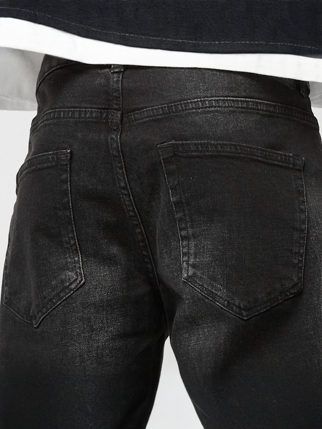 2Y STUDIOS, VICTOR RIPPED SLIM FIT JEANS Black, black, Image 4 of 5