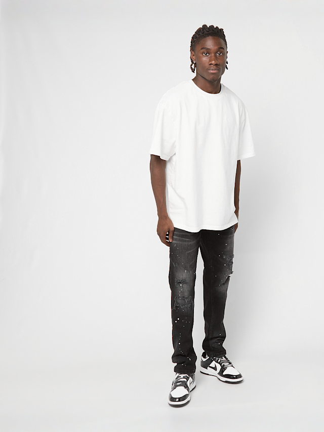 2Y STUDIOS, VICTOR RIPPED SLIM FIT JEANS Ice Blue, black, Image 5 of 5