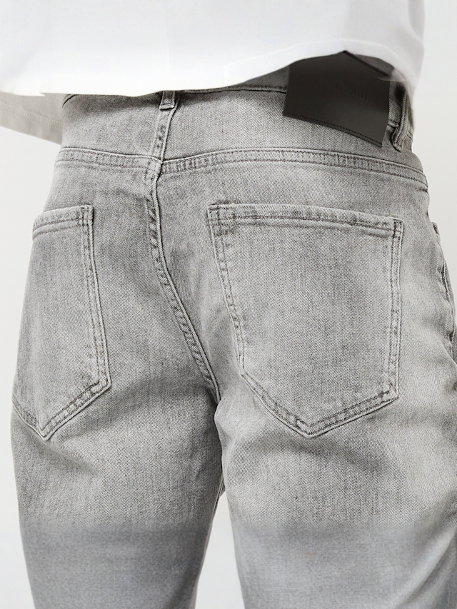 2Y STUDIOS, Victor Ripped Slim Fit Jeans, grey, Image 4 of 5